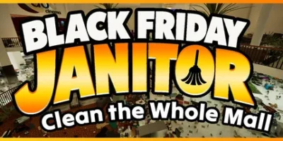 黑五清洁工：清理整座商场|官方中文|支持手柄|Black Friday Janitor: Clean the Whole Mall